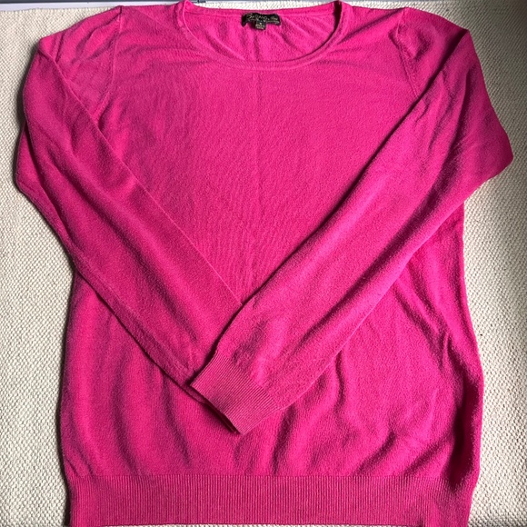 Baciano by Bacci Pink Long Sleeve Lightweight Sweater Size Medium - Picture 1 of 3